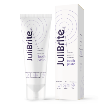 JuliBrite®️ Tandkräm med Nano-Hydroxyapatit och Aktivt Syre