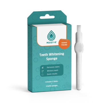 Moist-R Whitening Sponge för vita tänder