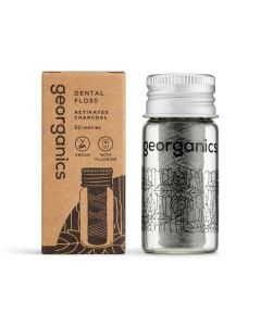 Georganics Tandtråd Träkol (50 M)