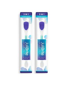 JuliBrite Tungsrengörare 2-pack - (Lila)