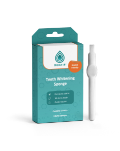 Moist-R Whitening Sponge för vita tänder