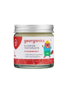 Georganics tandkräm med fluor för barn (burk)